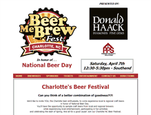 Tablet Screenshot of beermebrewfest.com